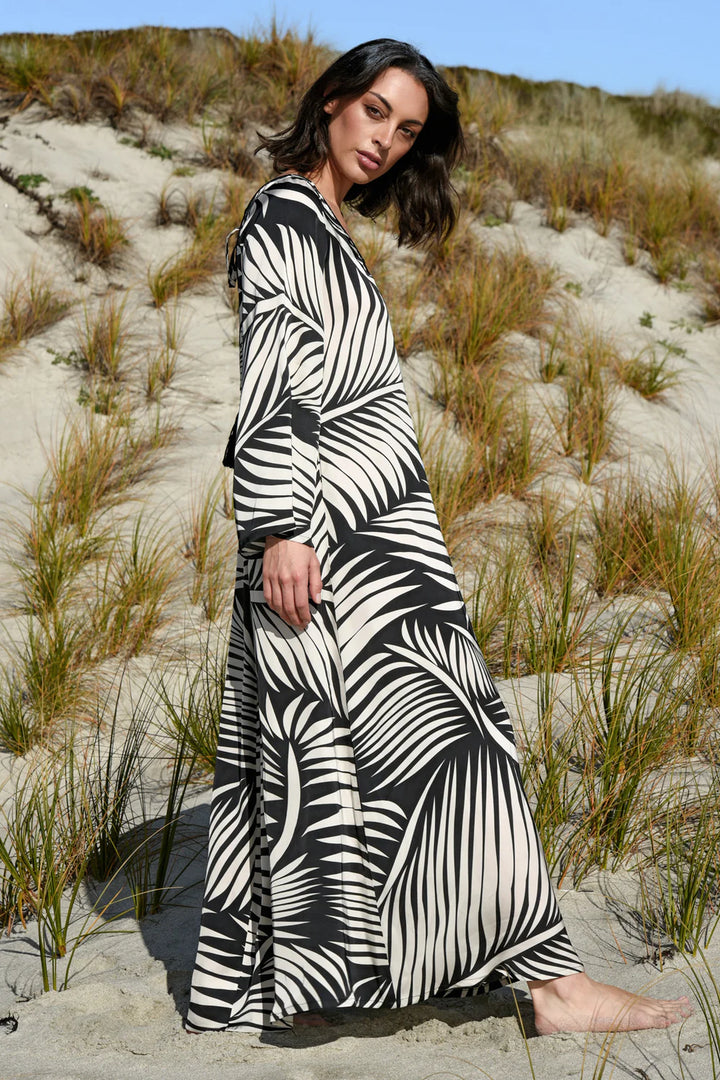 Cooper Ring Me Later Dress - Black Palms - Shop 9