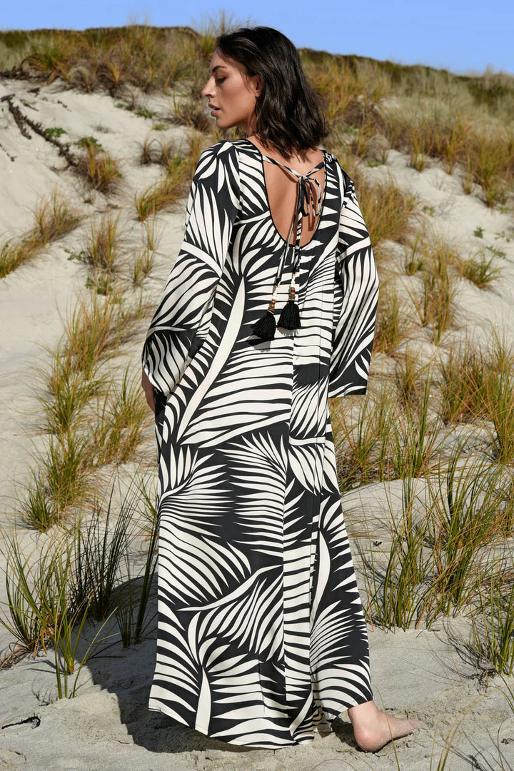 Cooper Ring Me Later Dress - Black Palms - Shop 9