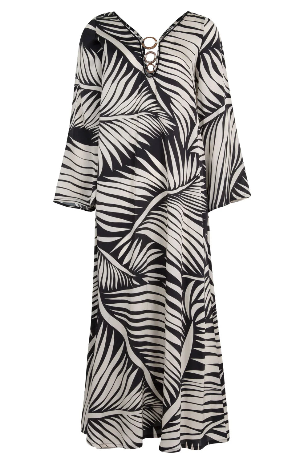 Cooper Ring Me Later Dress - Black Palms - Shop 9