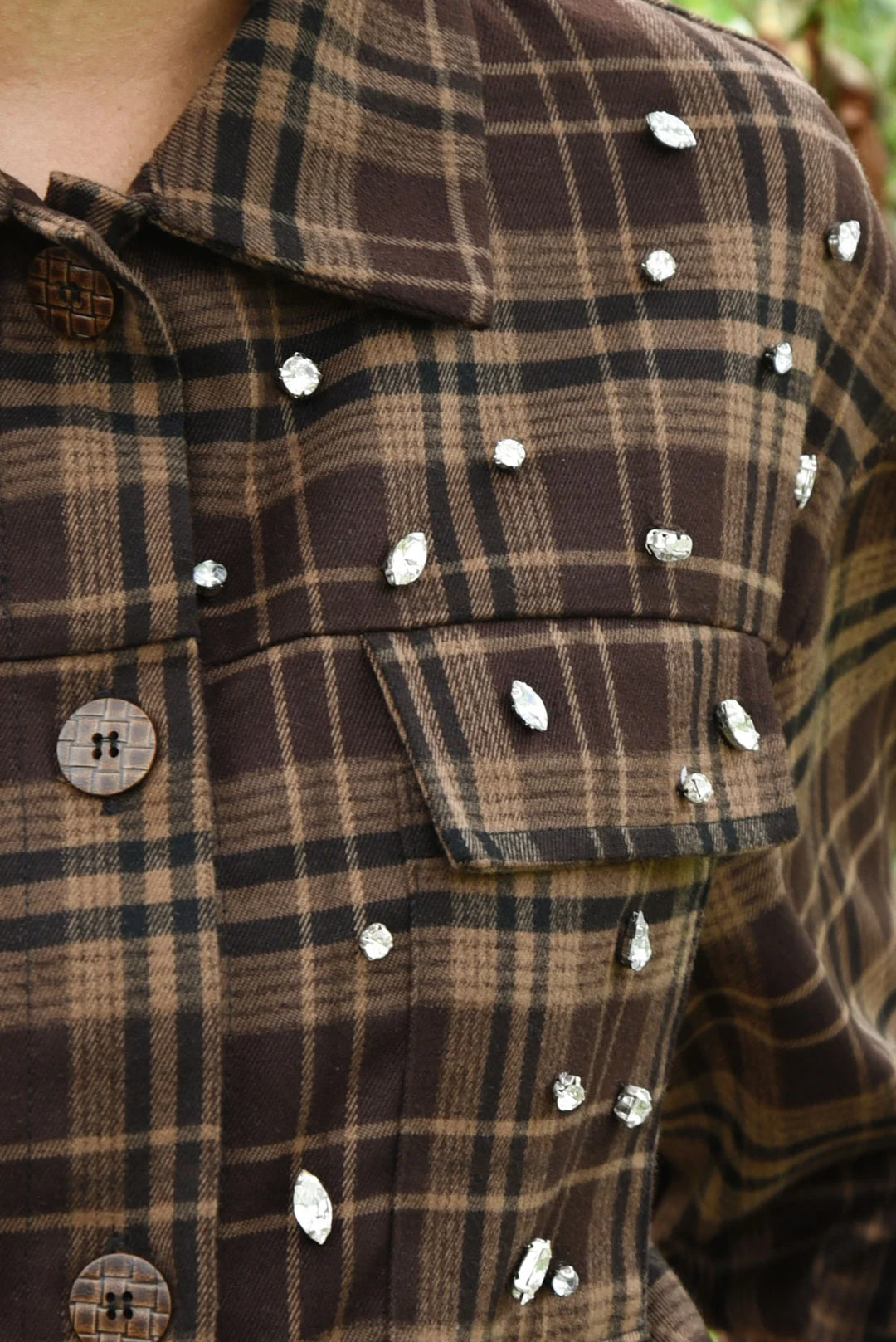 Cooper Shacket, Not Stirred Shirt - Chocolate Check - Shop 9