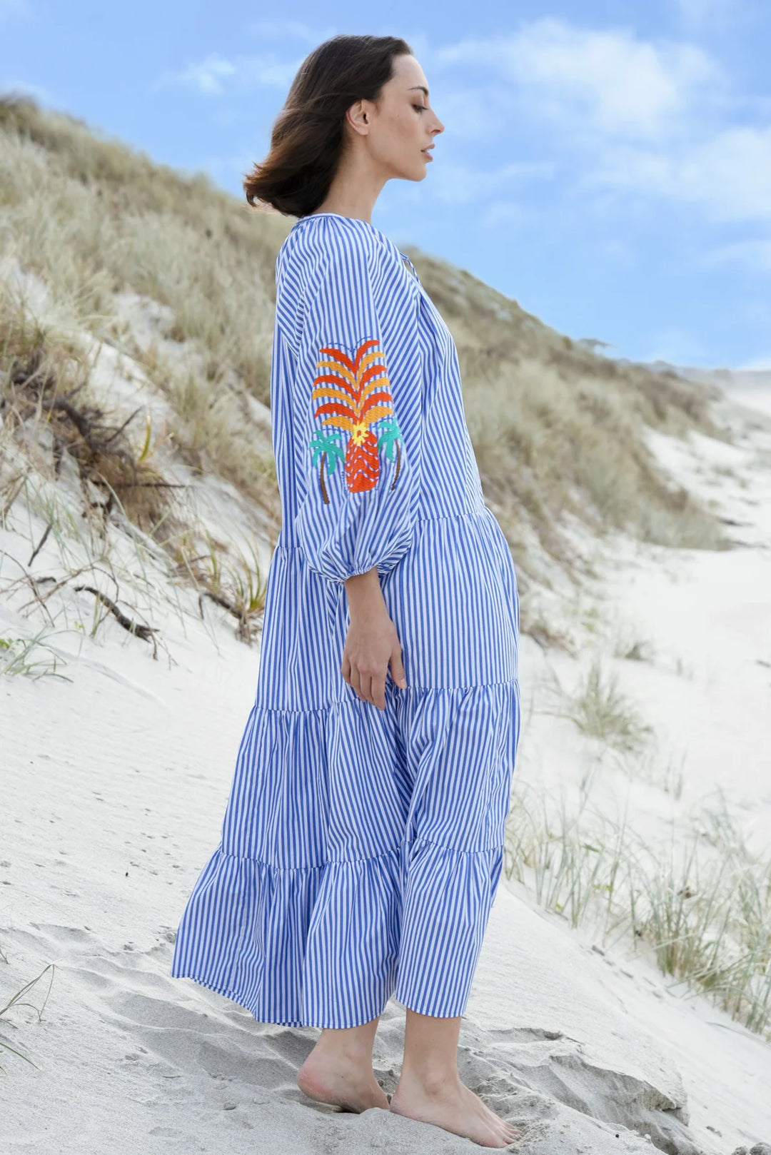 Cooper Speaking Volumes Dress - Blue Stripe - Shop 9