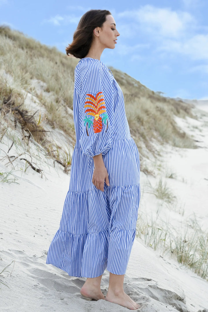 Cooper Speaking Volumes Dress - Blue Stripe - Shop 9