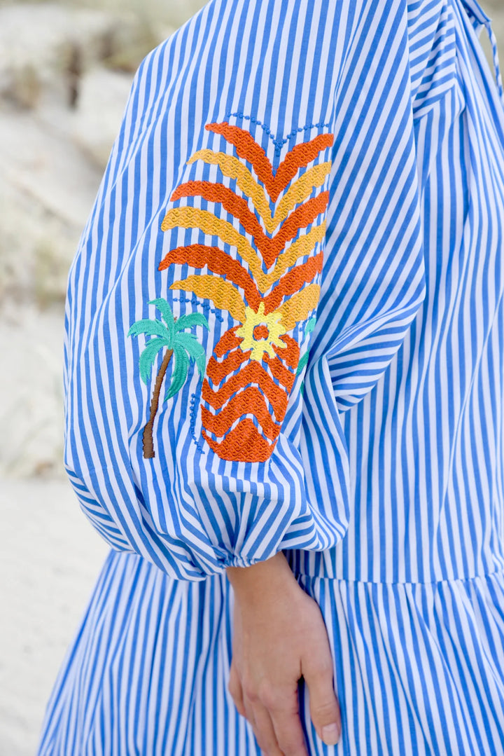 Cooper Speaking Volumes Dress - Blue Stripe - Shop 9