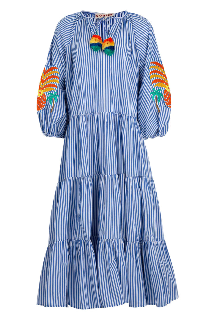 Cooper Speaking Volumes Dress - Blue Stripe - Shop 9