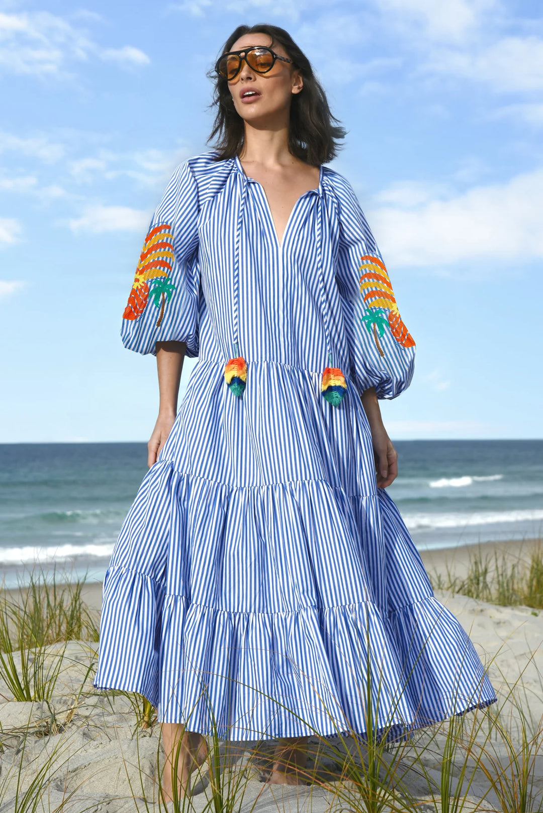 Cooper Speaking Volumes Dress - Blue Stripe - Shop 9