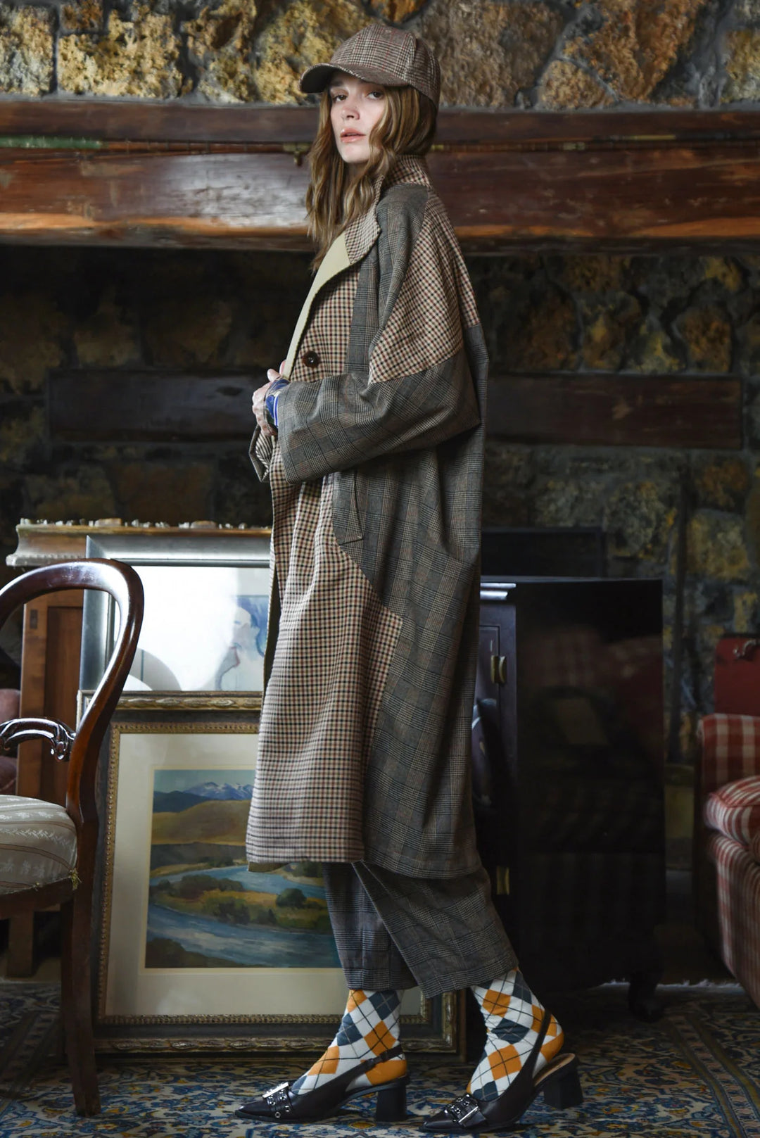 Cooper Splice of Heaven Coat - Check - Shop 9
