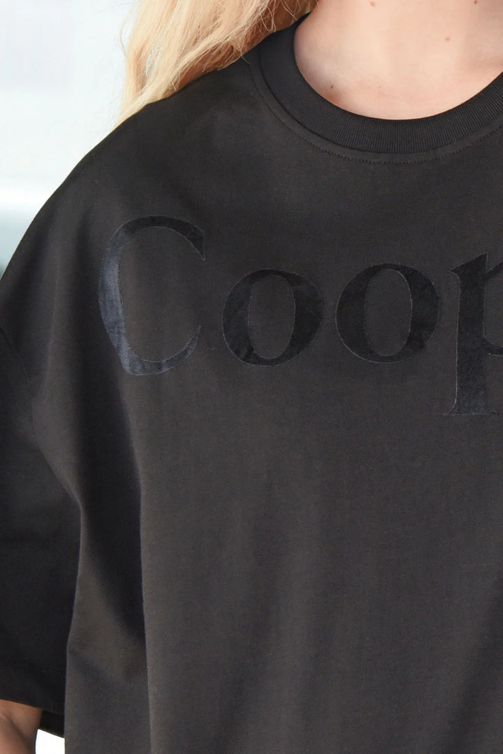 Cooper Tick Flock T-Shirt - Black - Shop 9