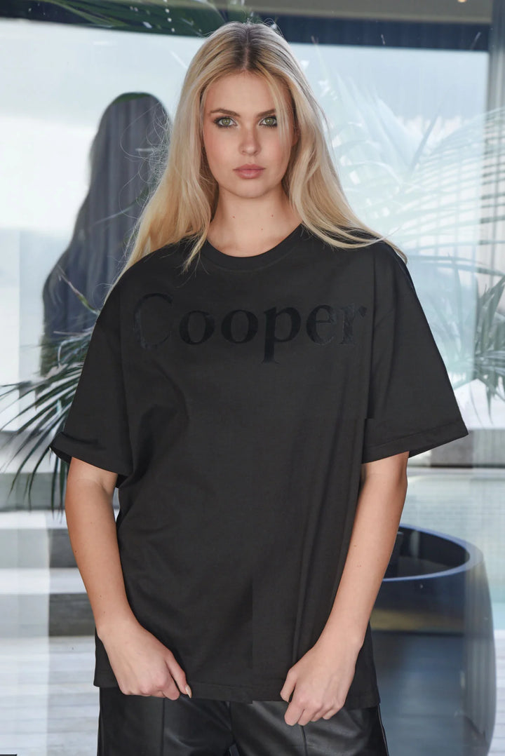 Cooper Tick Flock T-Shirt - Black - Shop 9