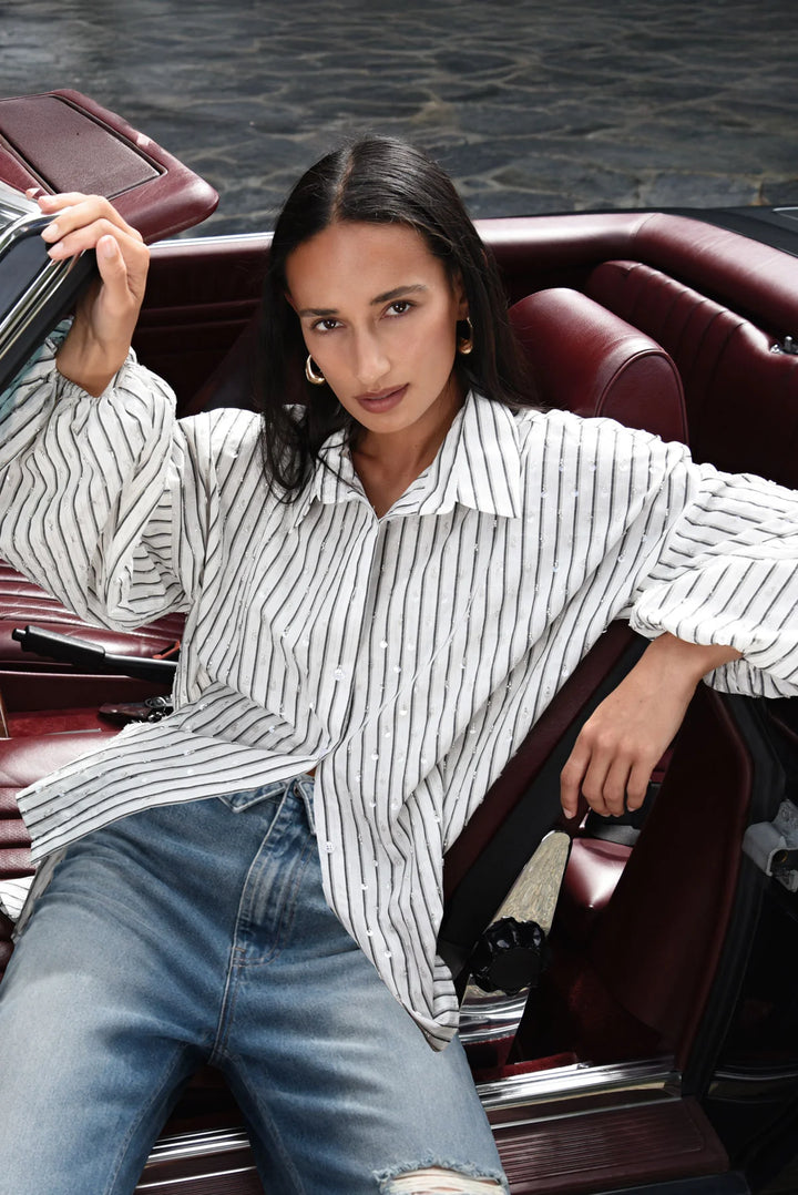 Cooper A-Shirt Your Power Shirt - White Stripe