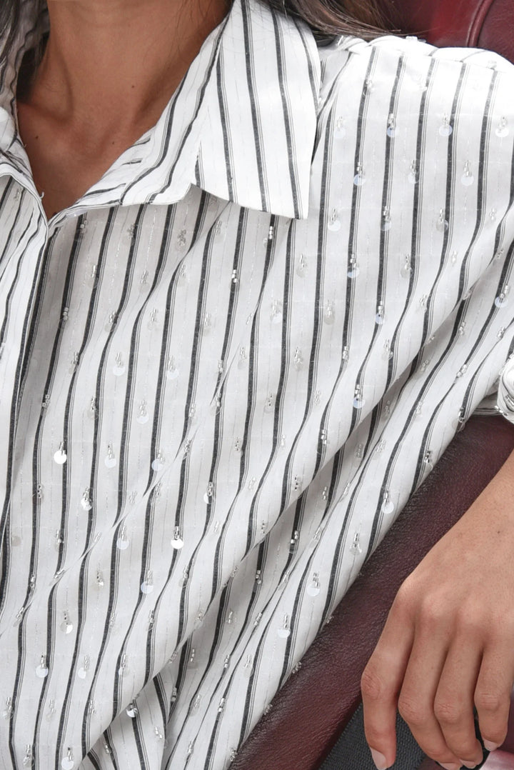 Cooper A-Shirt Your Power Shirt - White Stripe
