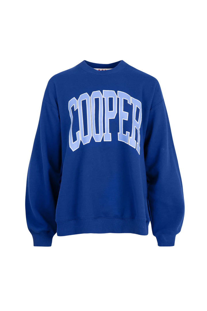 Cooper Take Note Sweater - Cobalt
