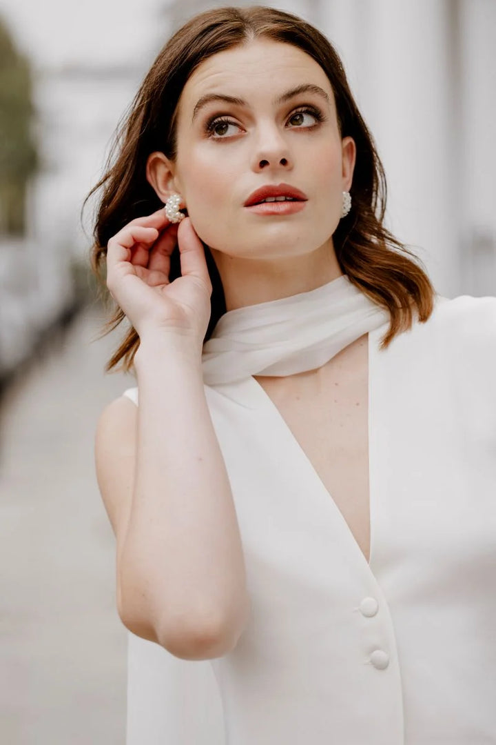 Crystal &amp; Cord Eloise Earrings - Shop 9