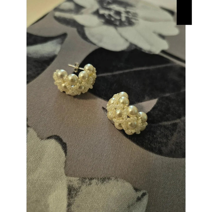 Crystal &amp; Cord Eloise Earrings - Shop 9