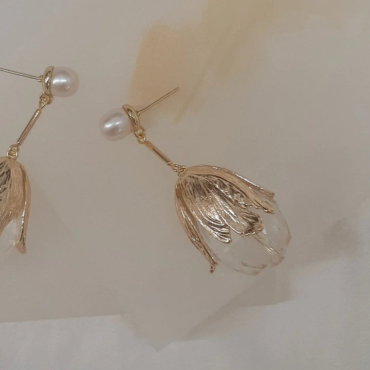 Crystal &amp; Cord Susannah Earrings