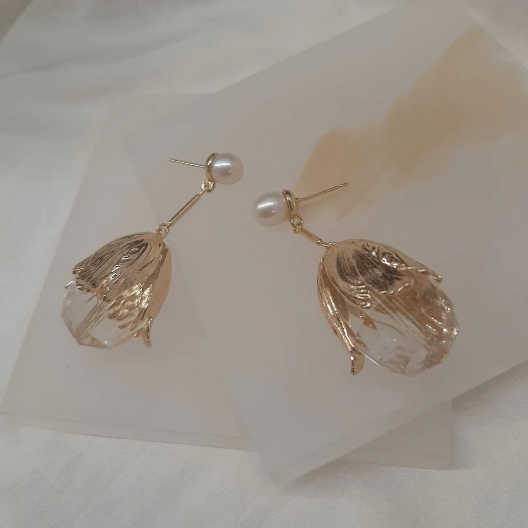 Crystal &amp; Cord Susannah Earrings