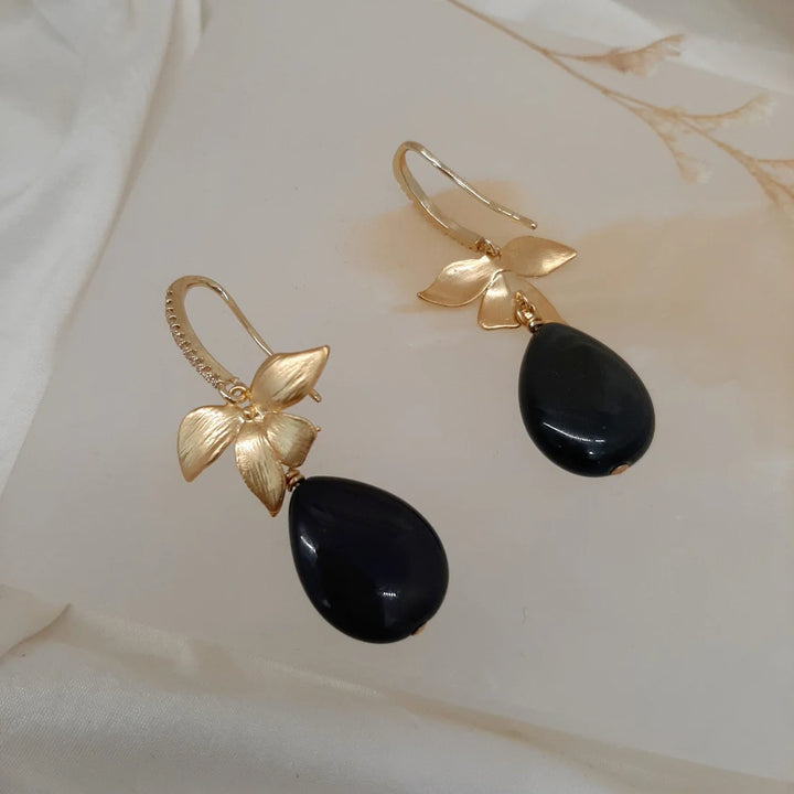 Crystal and Cord Stevie Earrings
