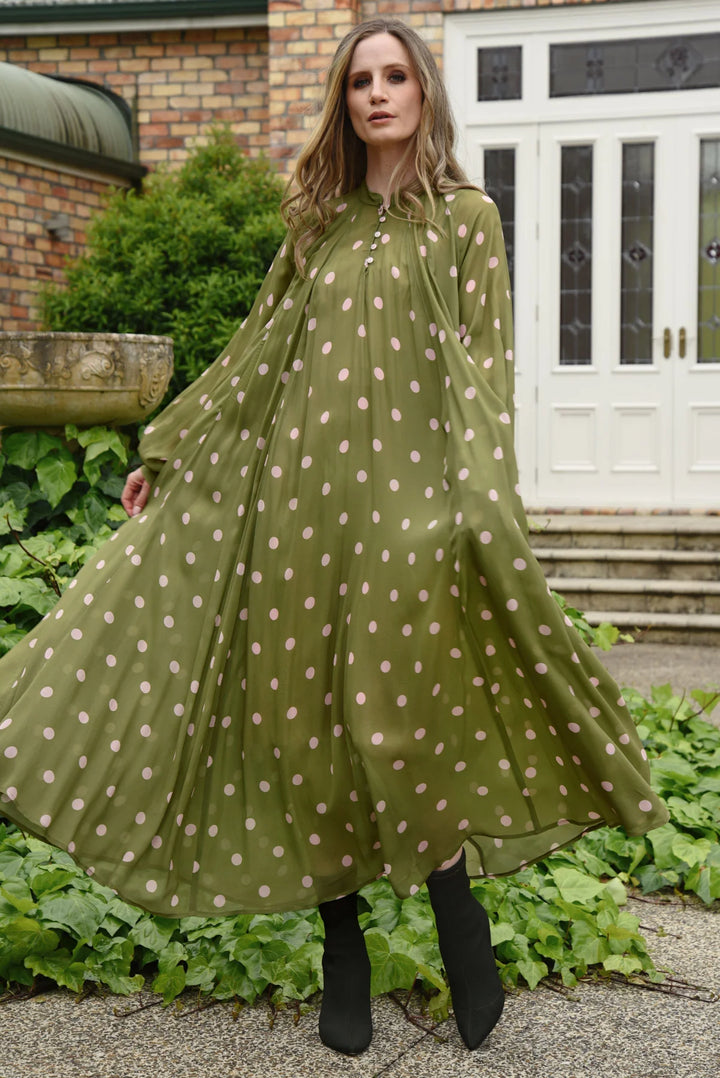 Curate Blurred Lines Dress - Pink/Green - Shop 9
