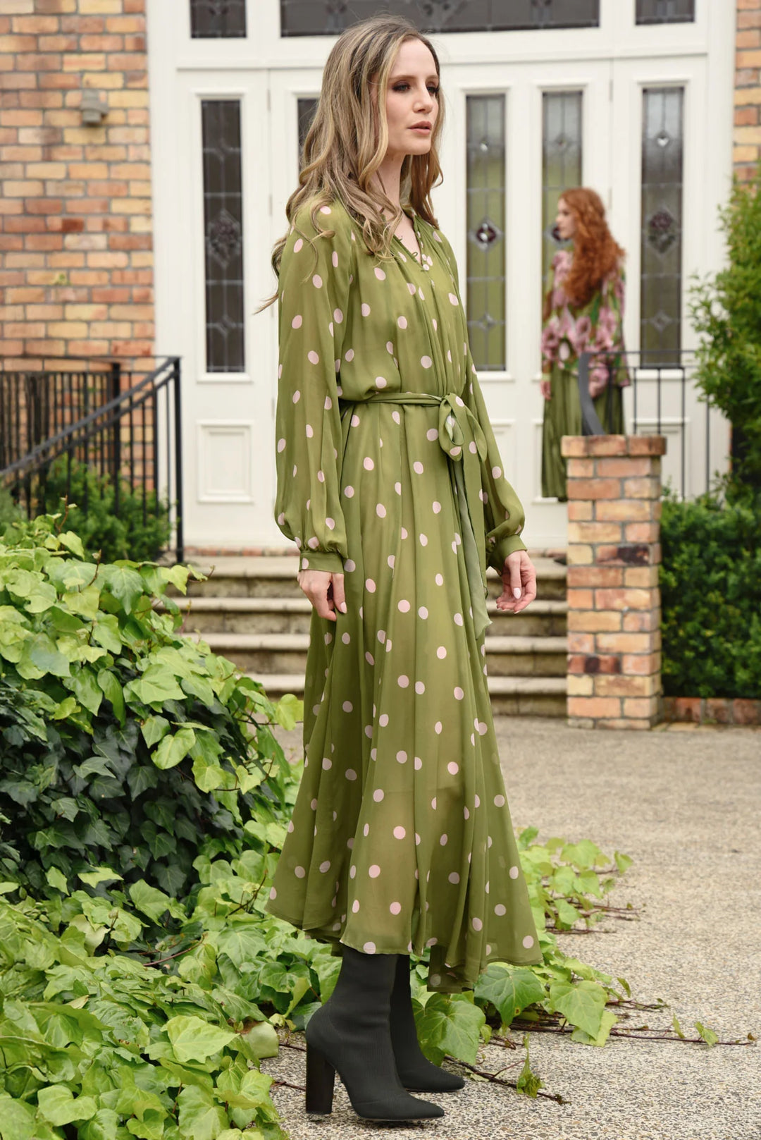 Curate Blurred Lines Dress - Pink/Green - Shop 9