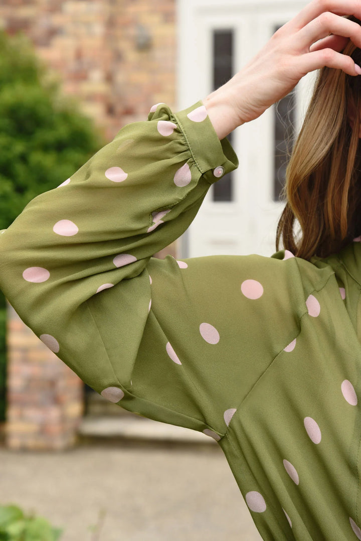 Curate Blurred Lines Dress - Pink/Green - Shop 9