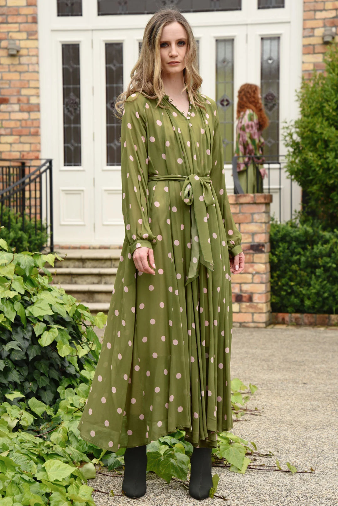 Curate Blurred Lines Dress - Pink/Green - Shop 9