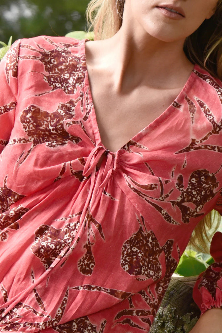 Curate Don't Get It Twisted Dress - Watermelon - Shop 9