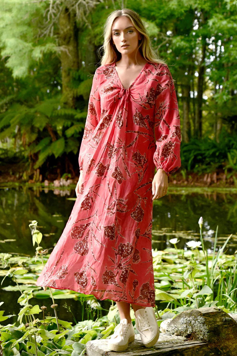 Curate Don't Get It Twisted Dress - Watermelon - Shop 9