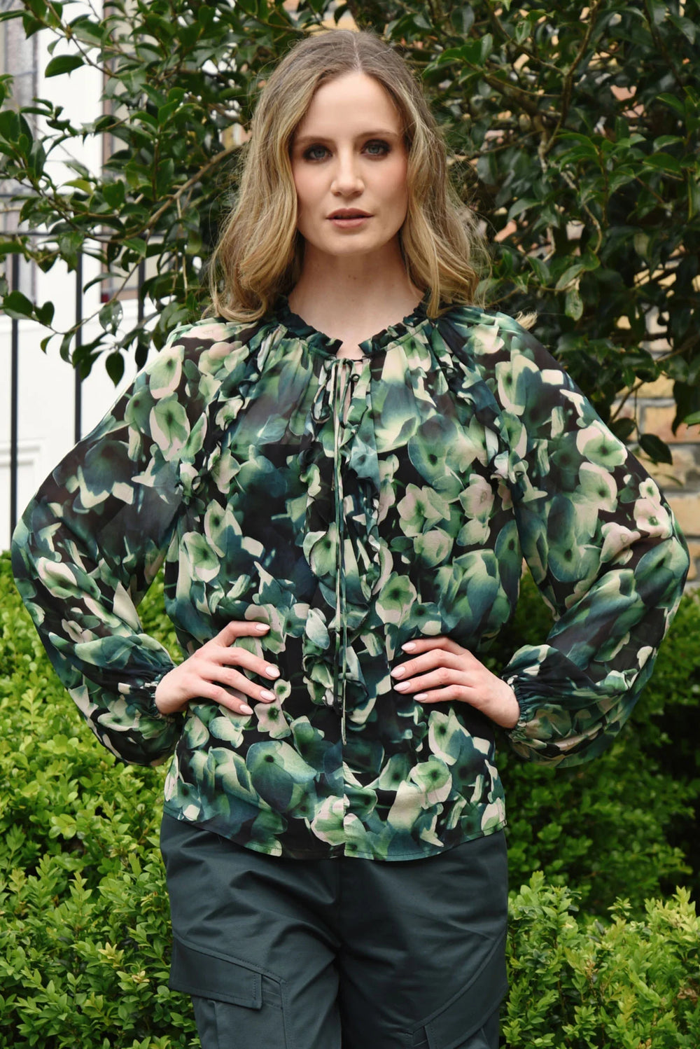 Curate Open Season Blouse - Green (Pre-Order) - Shop 9
