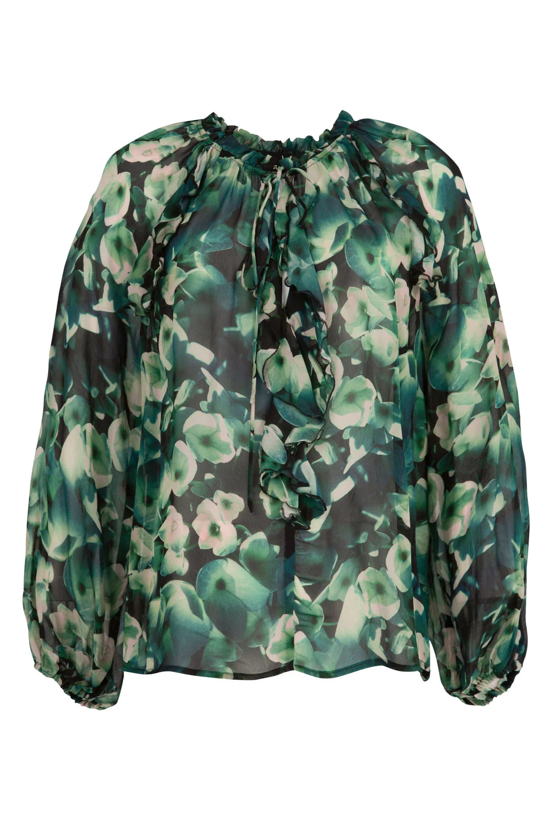 Curate Open Season Blouse - Green (Pre-Order) - Shop 9