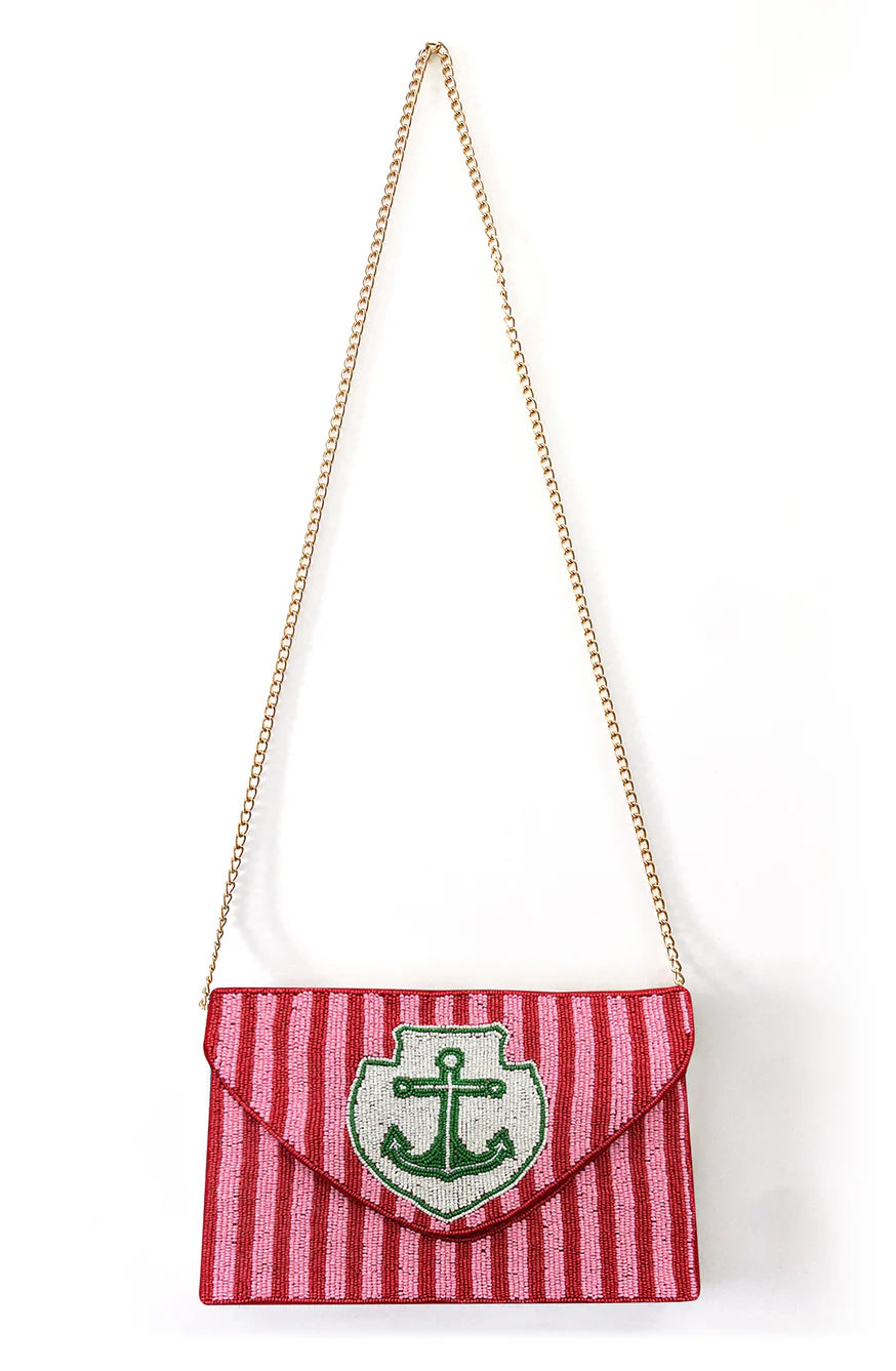 Dark Hampton Love Anchor Beaded Bag - Shop 9
