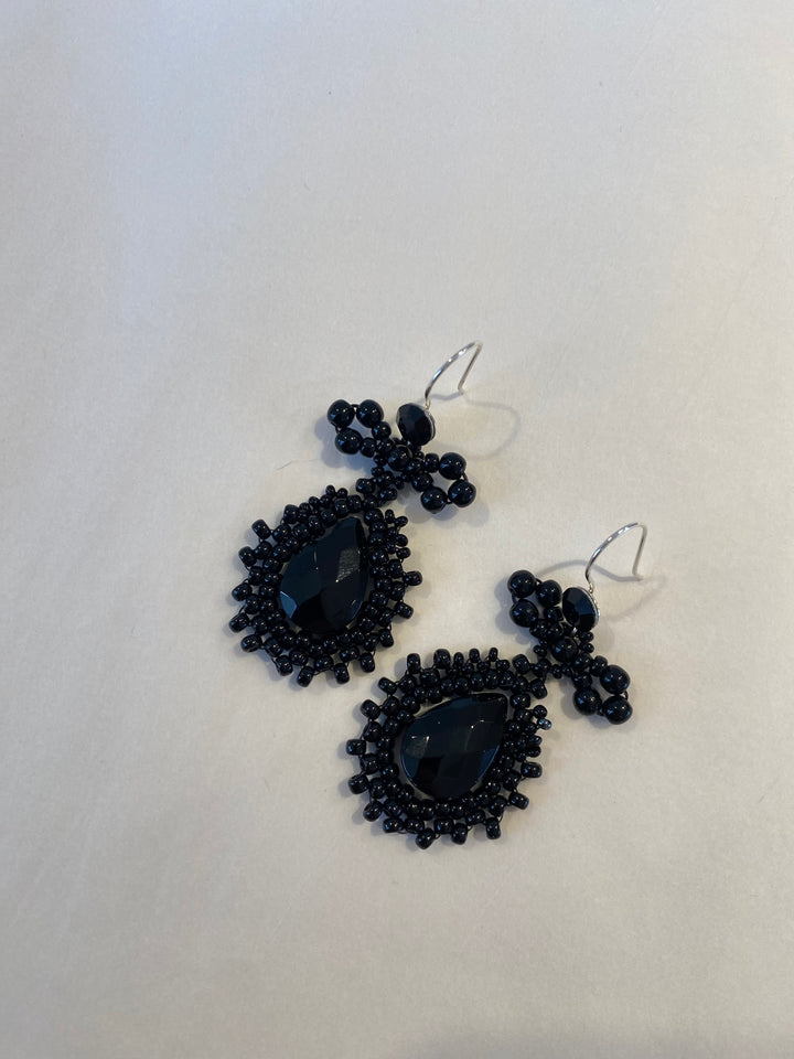 Crystal and Cord Elowen Earrings