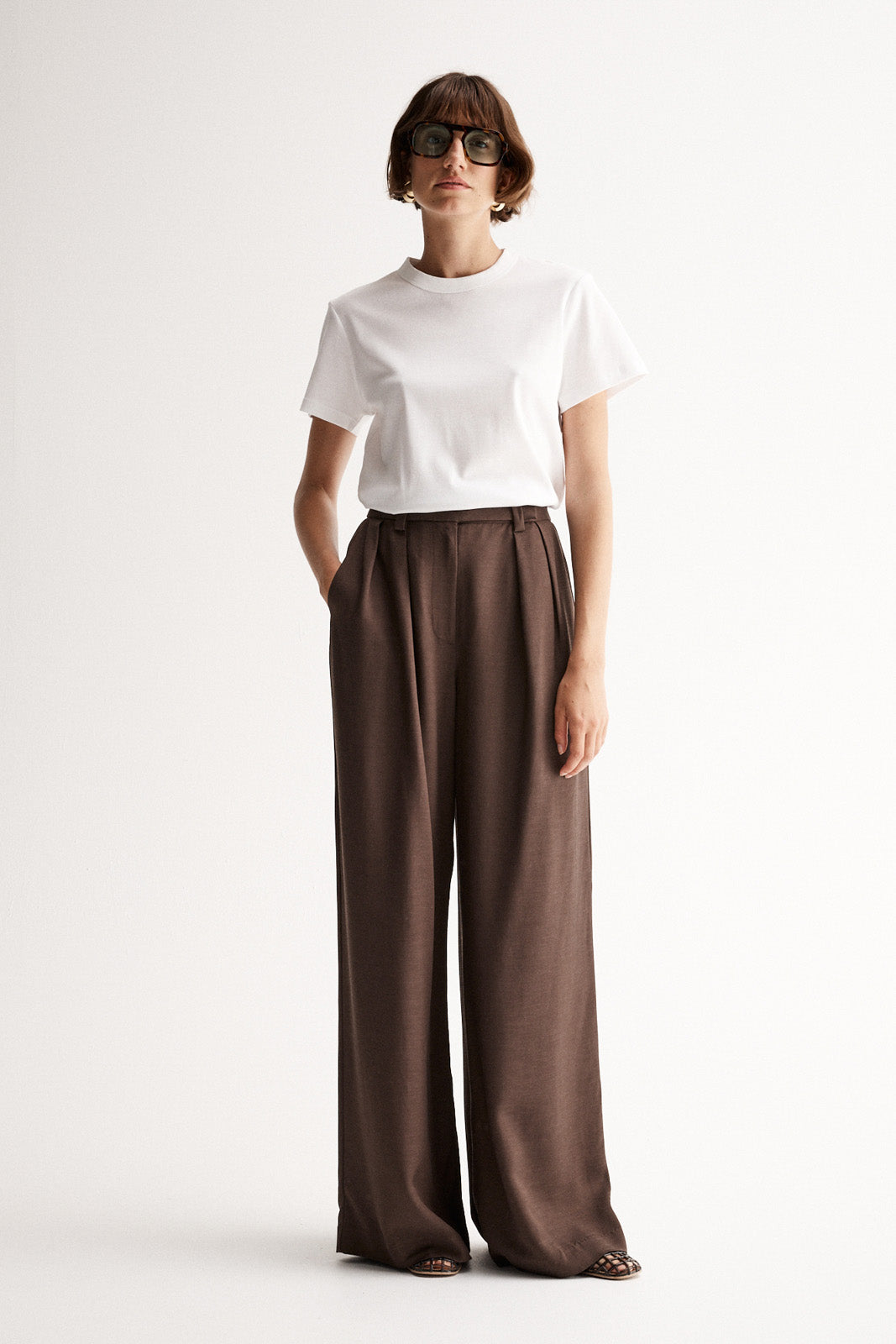 Elka Collective Isabella Pant - Cocoa - Shop 9