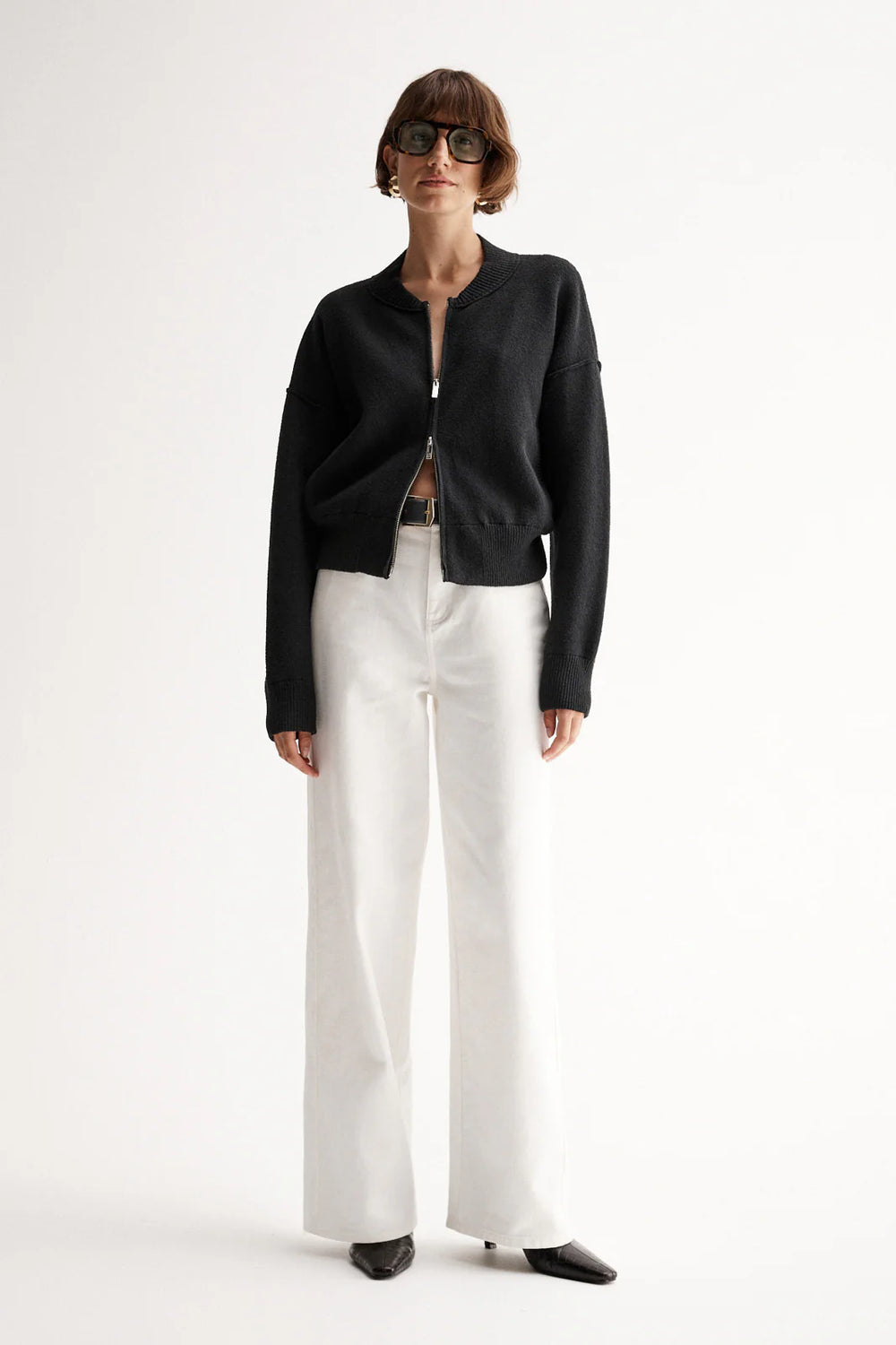 Elka Collective Lucy Knit Jacket - Black - Shop 9