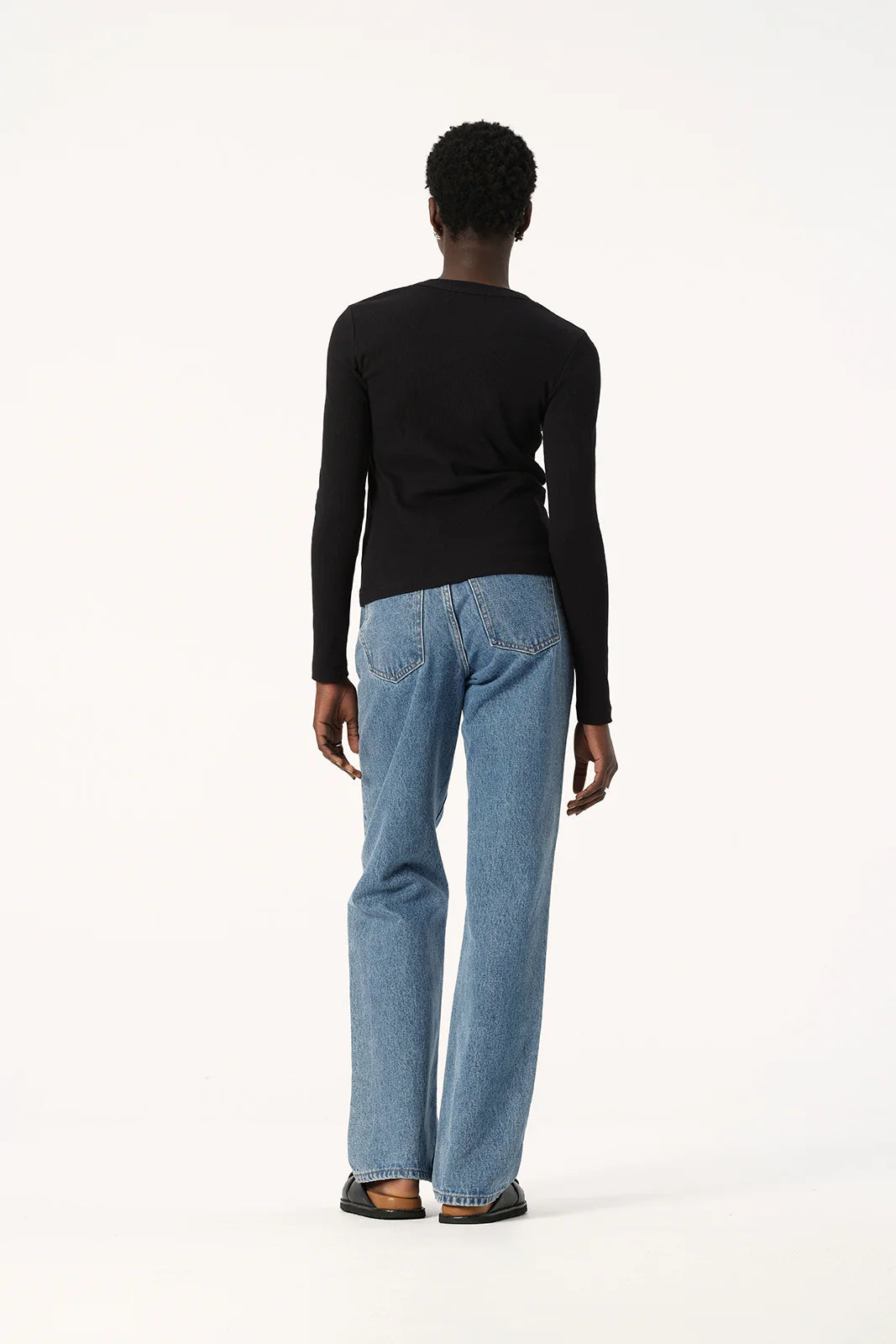 Elka Collective Nola Long Sleeve Top - Black - Shop 9