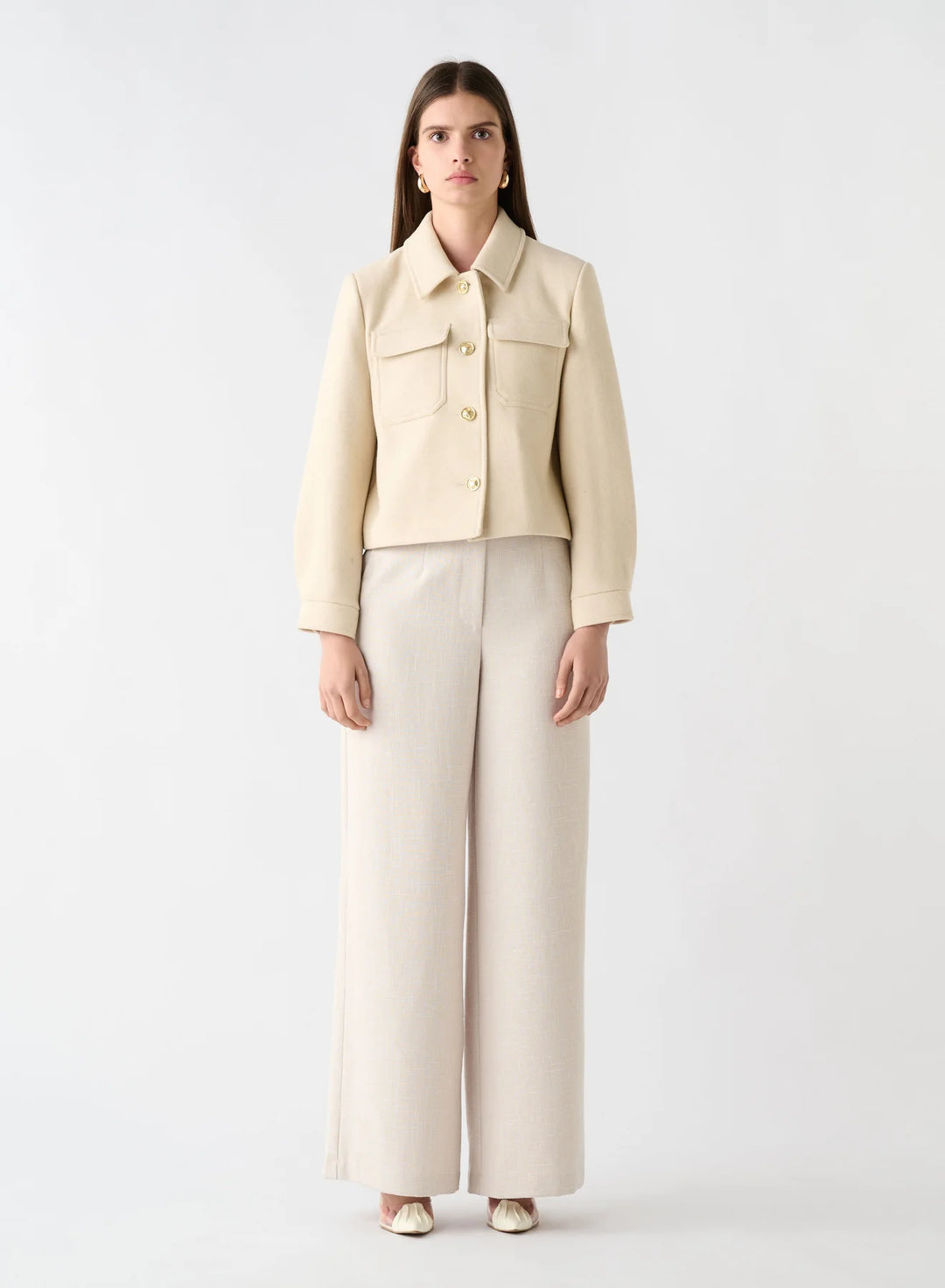 Esmaee Capture Jacket - Cream - Shop 9