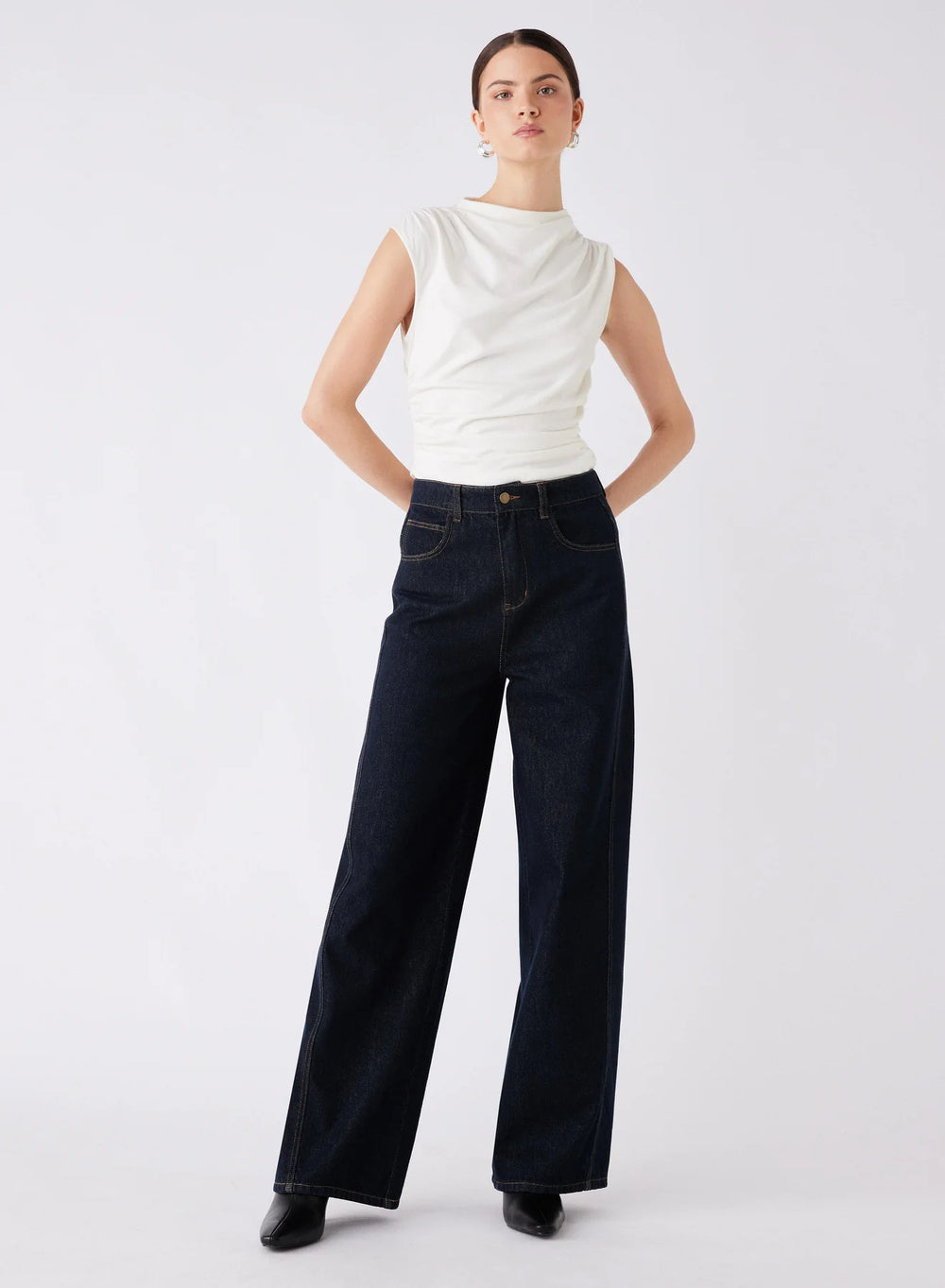 Esmaee Central Jeans - Dark Denim - Shop 9