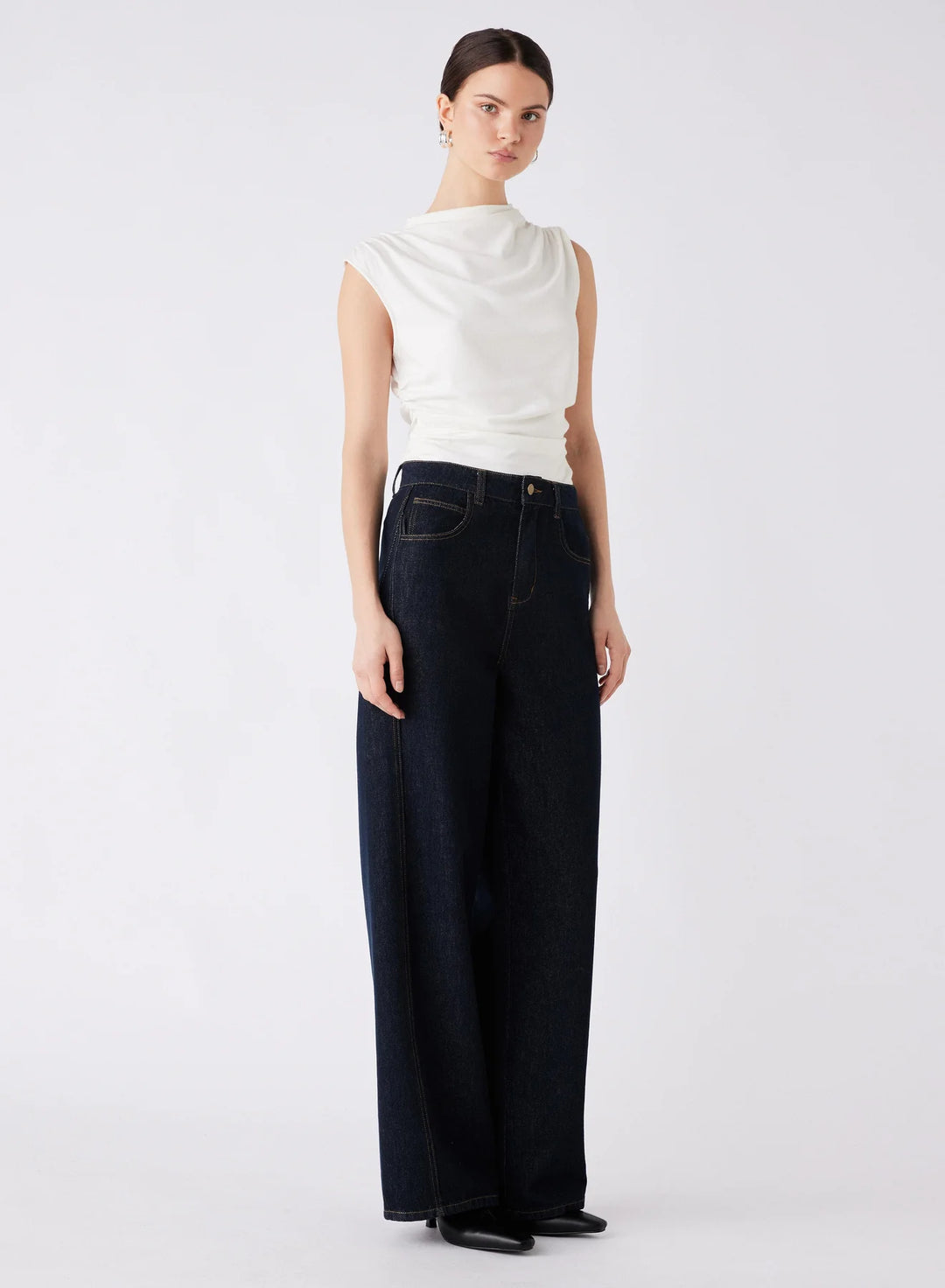 Esmaee Central Jeans - Dark Denim - Shop 9