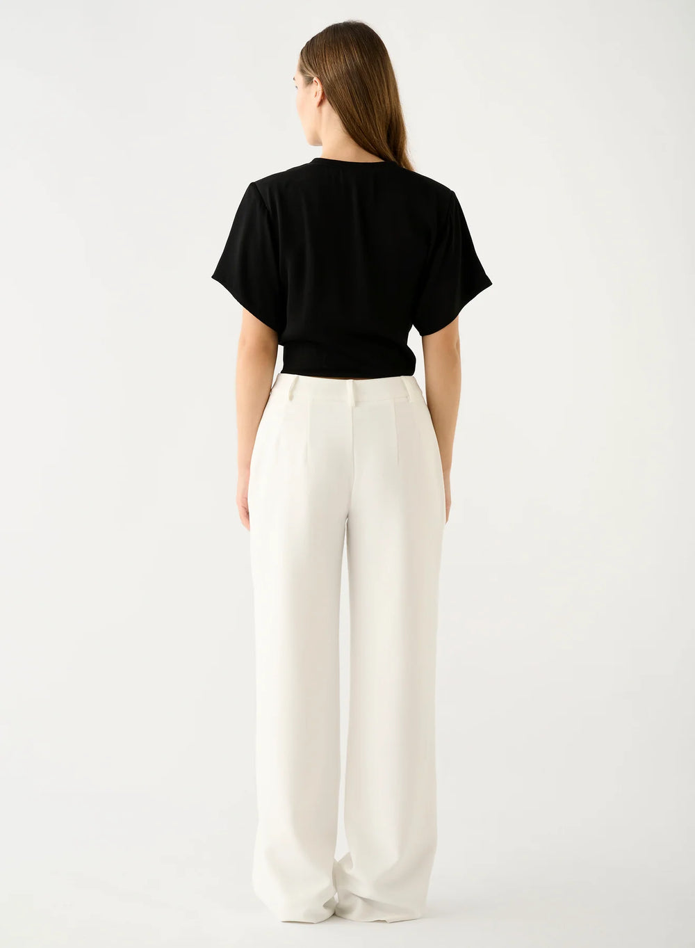 Esmaee Charter Pant - White - Shop 9