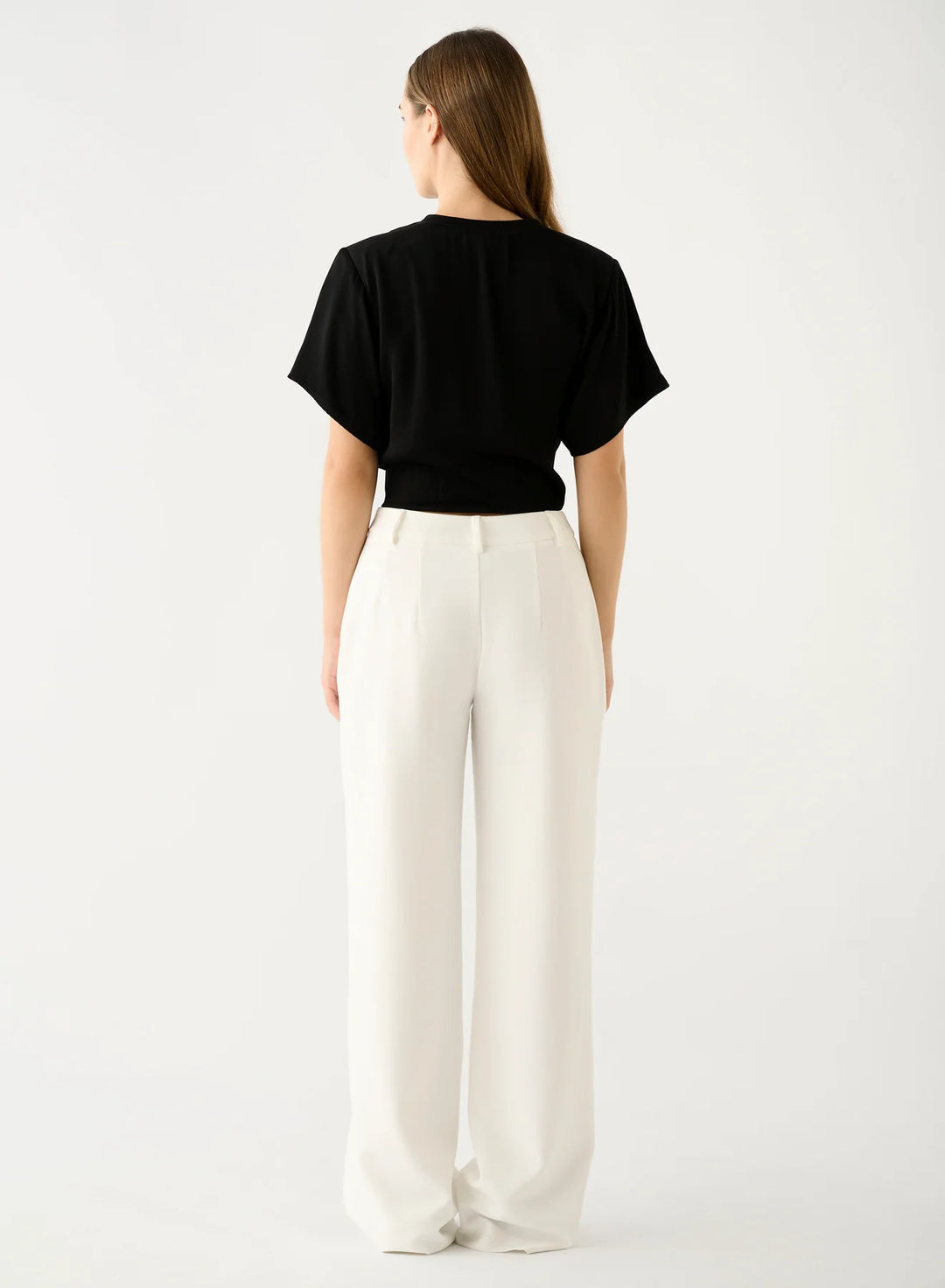 Esmaee Charter Pant - White - Shop 9