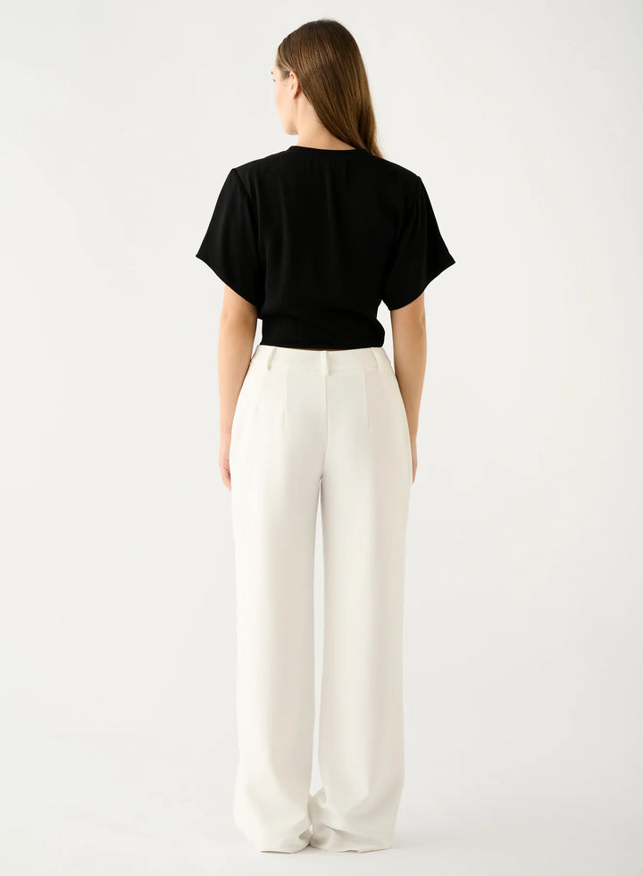 Esmaee Charter Pant - White - Shop 9
