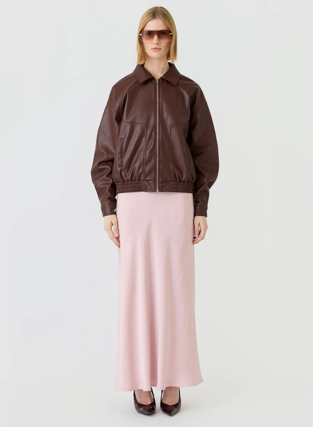 Esmaee Clea Jacket - Mulberry - Shop 9