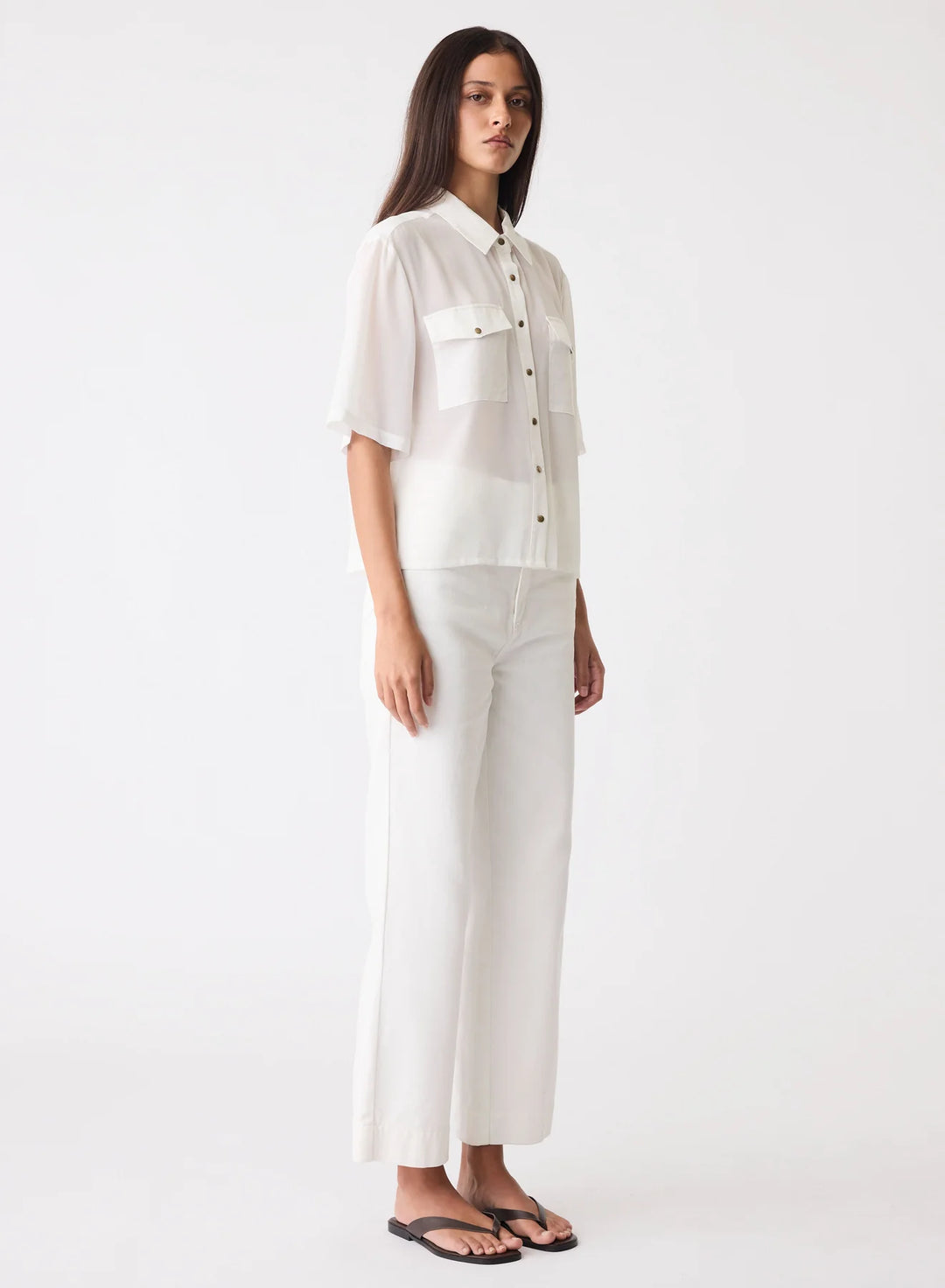 Coming Soon: Esmaee Erosion Shirt - White - Shop 9
