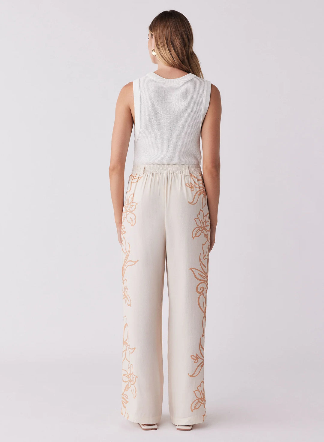 Esmaee Lolita Pant - Ecru Floral (Pre-Order) - Shop 9