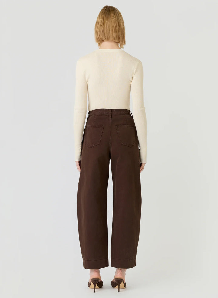 Esmaee Mayfair Barrel Jeans - Espresso - Shop 9