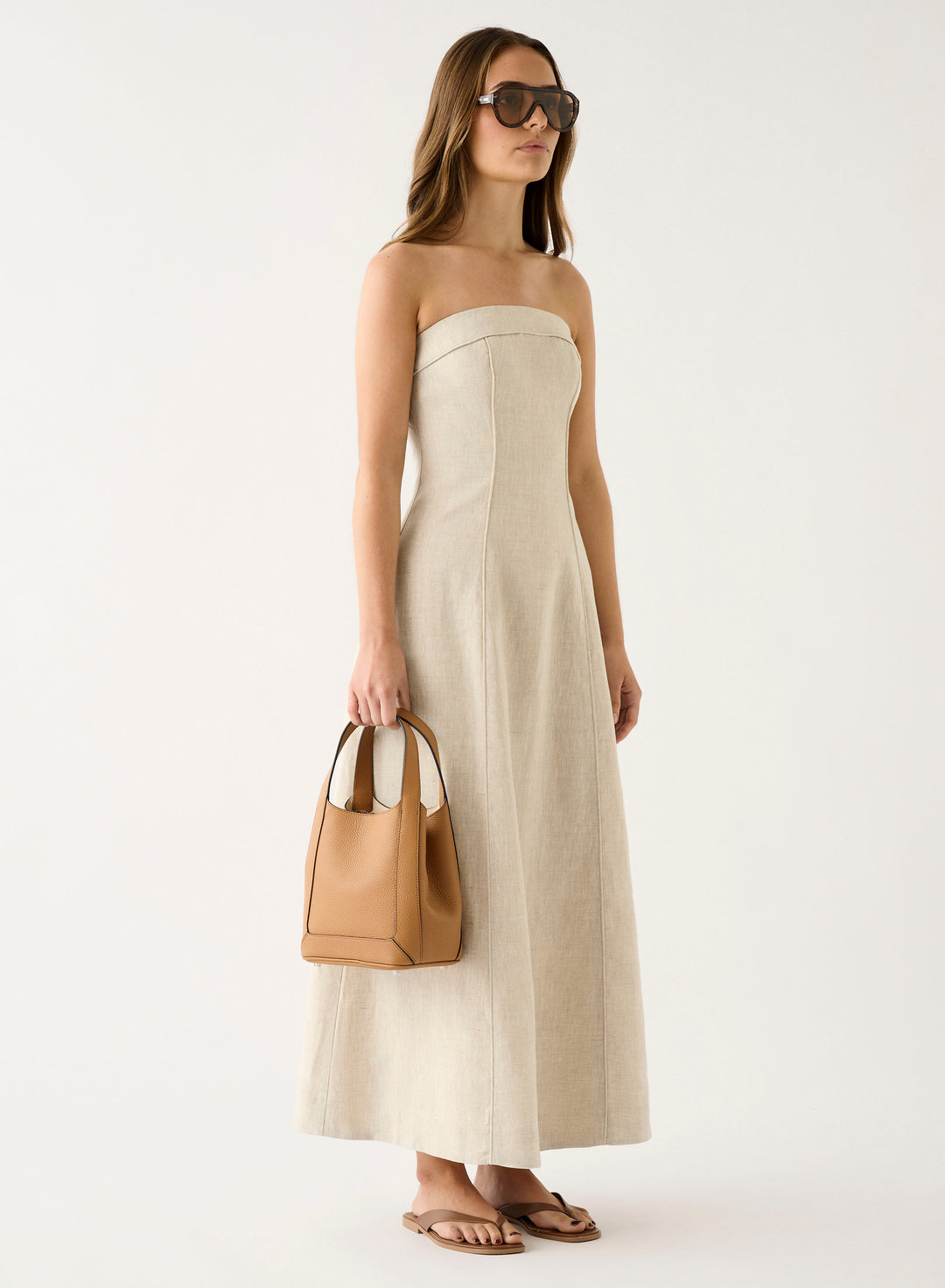 Esmaee Olivia Maxi Dress - Natural - Shop 9
