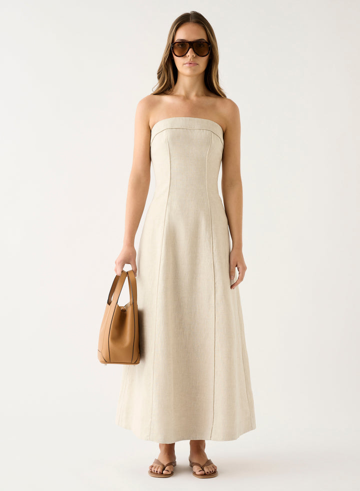 Esmaee Olivia Maxi Dress - Natural - Shop 9