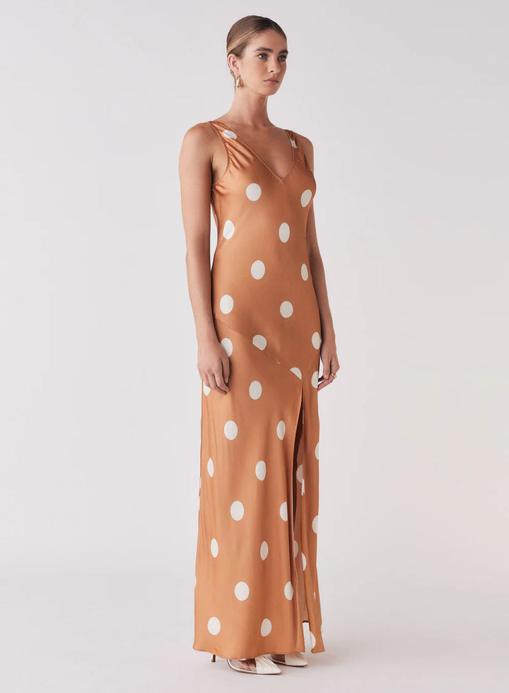Esmaee Penny Slip Dress - Toffee Spot (Pre-Order) - Shop 9