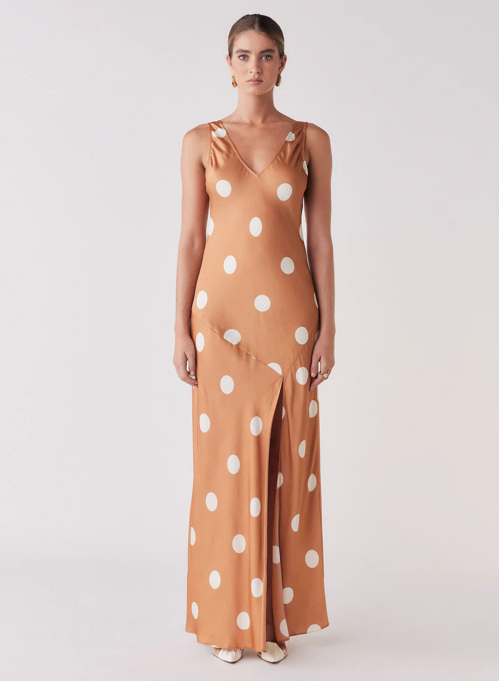 Esmaee Penny Slip Dress - Toffee Spot (Pre-Order) - Shop 9