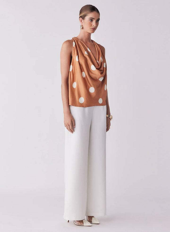 Esmaee Penny Top - Toffee Spot (Pre-Order) - Shop 9