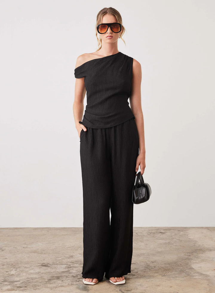 Esmaee View Blouse - Black - Shop 9