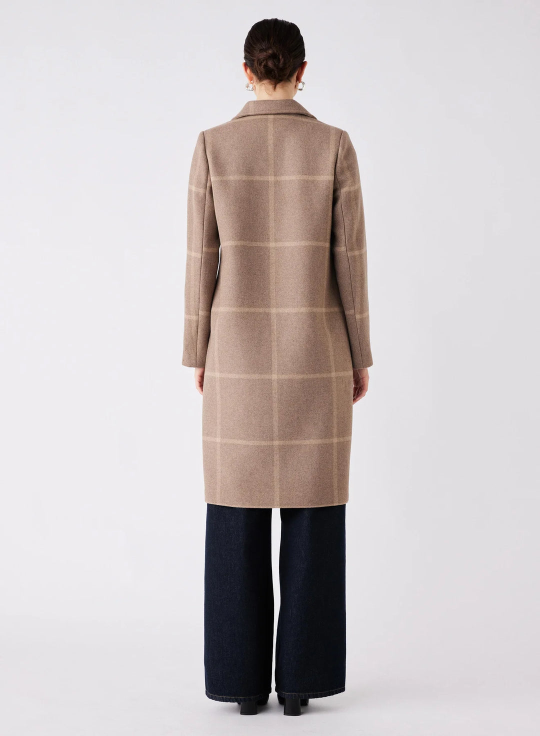Esmaee Voyager Coat - Toffee Check - Shop 9